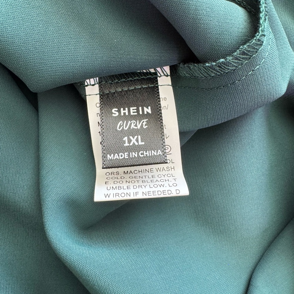 SHEIN One Shoulder Split Thigh Shift Dress - Picture 6 of 7